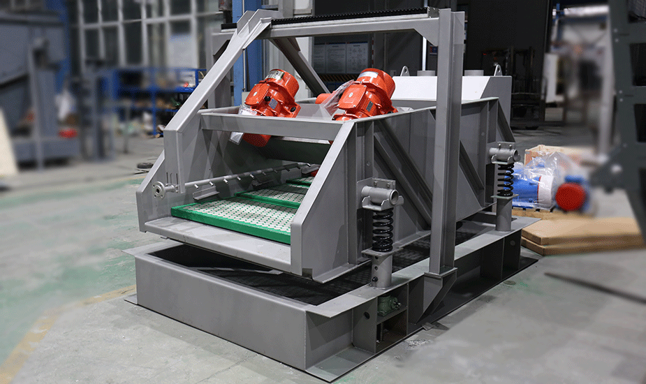 Fully automatic self-cleaning vibrating screen